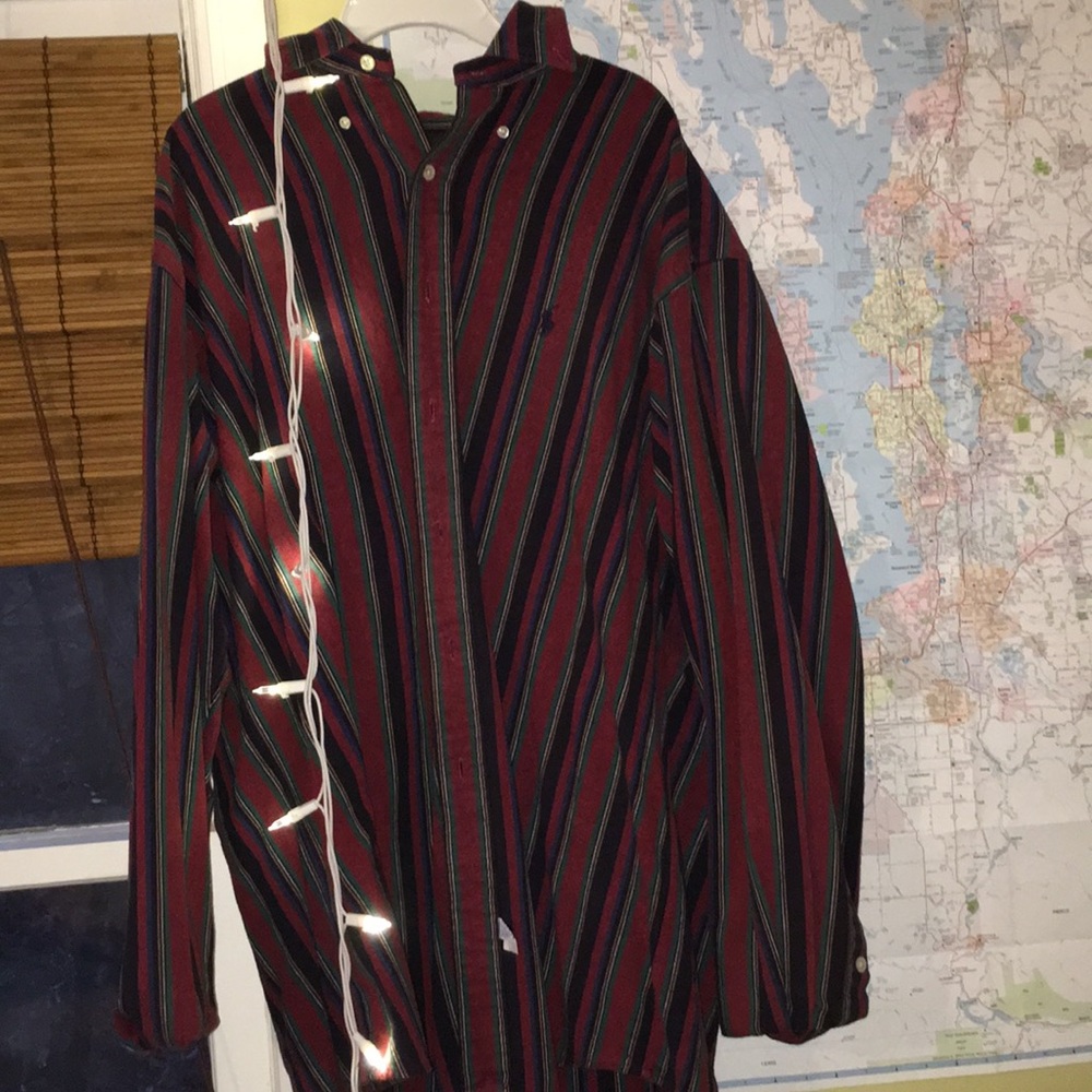 Vintage 90’s Polo Striped Button Down